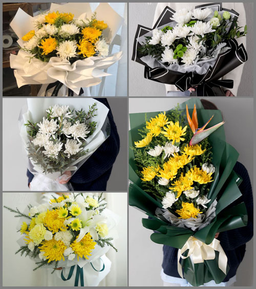 福建福州长乐市吴航街道三峰社区白事花束代送